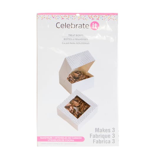 Silver And White Cupcake Boxes By Celebrate It®